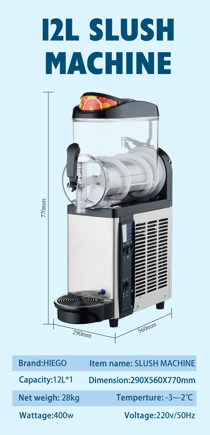 元の産業凍結する廃油機械24L商業凍結する飲み物機械 5